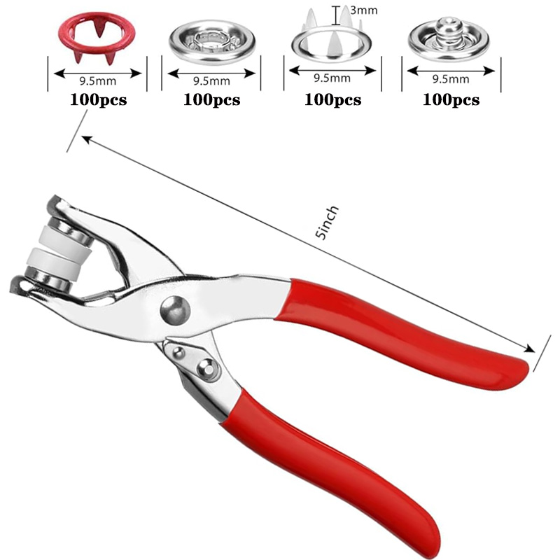 100 Sets Snap Pliers Automatic - Home Automation Diy review and price