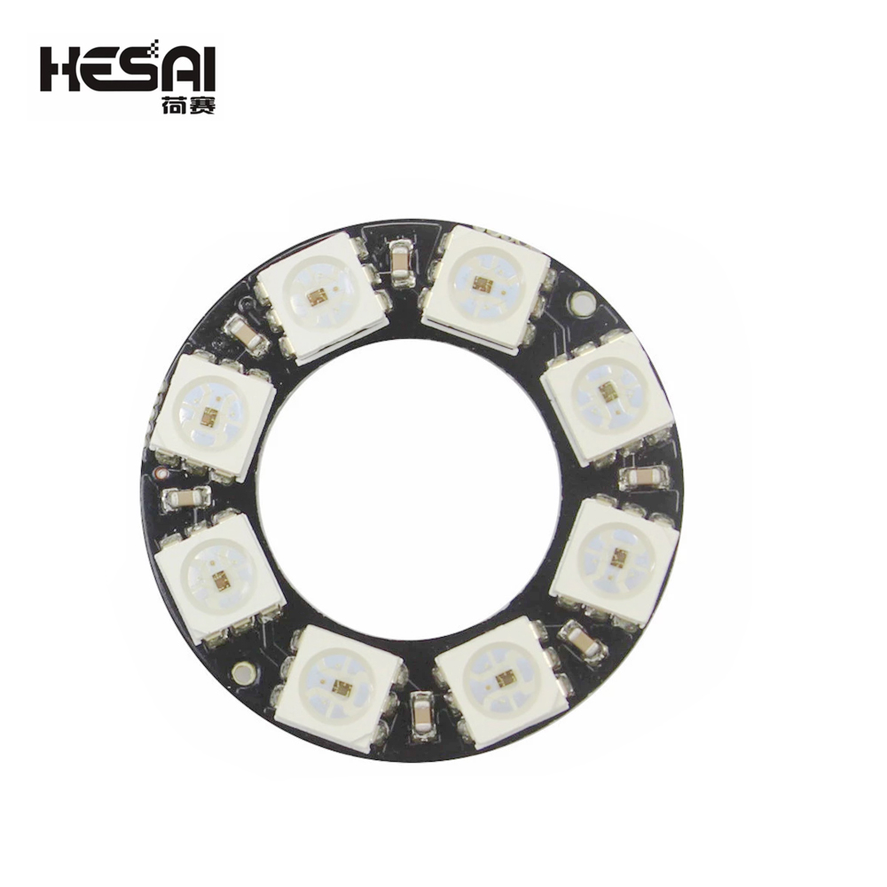 RGB LED Ring Light 8 Bits WS28 - Home Automation Diy Kit review and price
