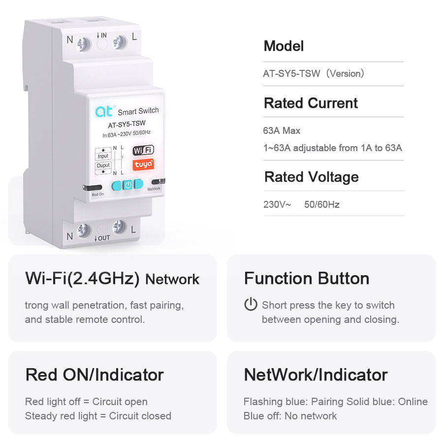Smart Switch Circuit Breaker T - Home Automation Industry review and price