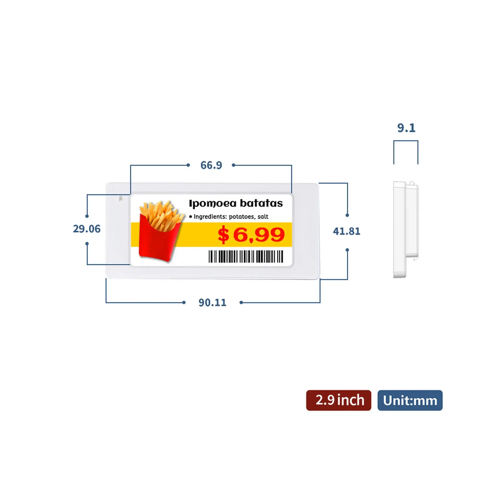 10pcs 2.9 Inch Size Digital Pr - Display Epaper 2.9 review and price