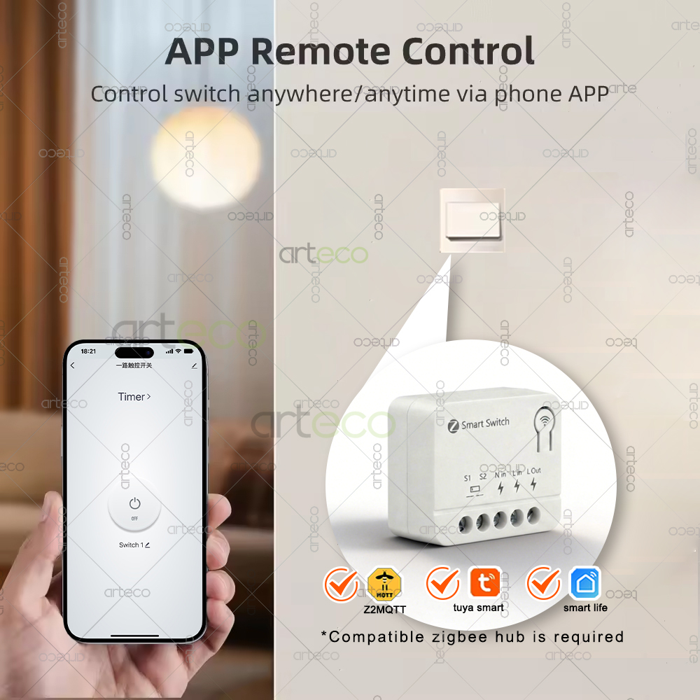 10A Zigbee Mini Smart Switch M - Smart Home Automation Diy review and price
