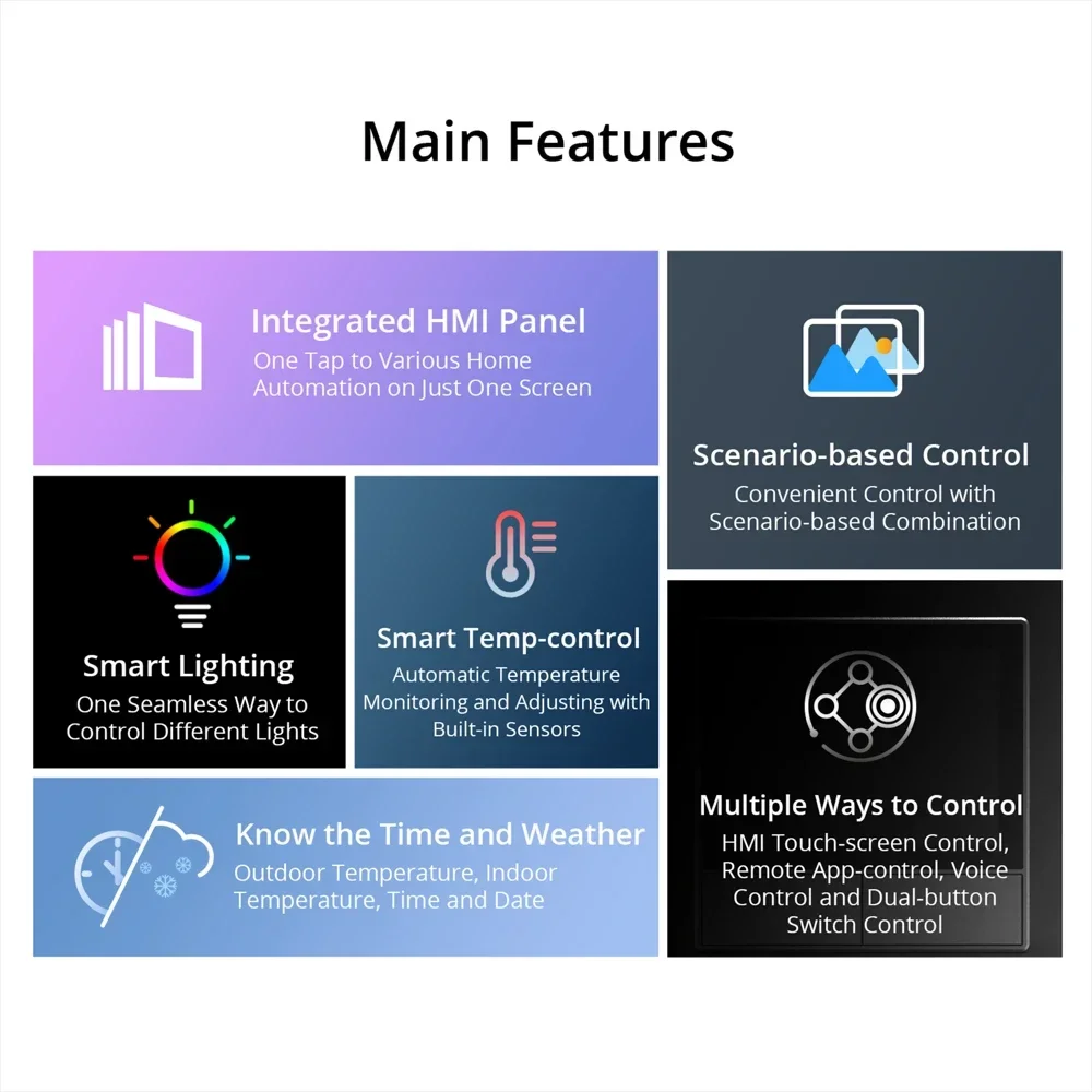 Smart Scene Wall Switch EU/US  - Home Automation Panel Diy review and price